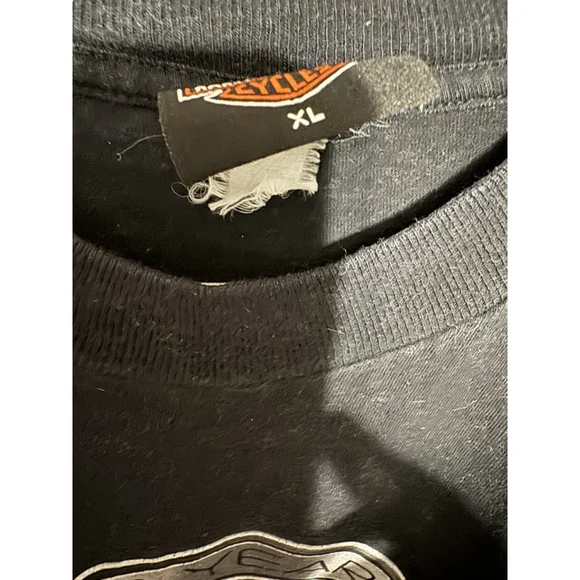 Harley-Davidson Vintage T Shirt Milwaukee Men's Sz XL Black 100th Anni Tee Shirt - Picture 4 of 10